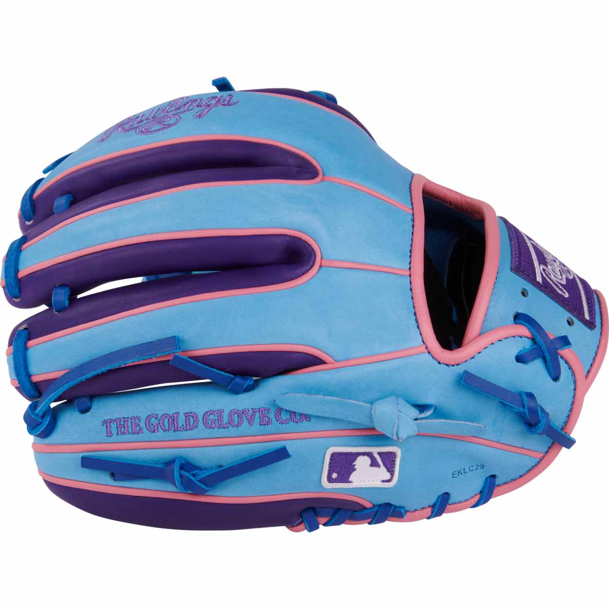 Rawlings Heart of the Hide Color Sync 9.0 PROR314-2CBPU Columbia Blue/Purple 11.5"-RHT - Image 4