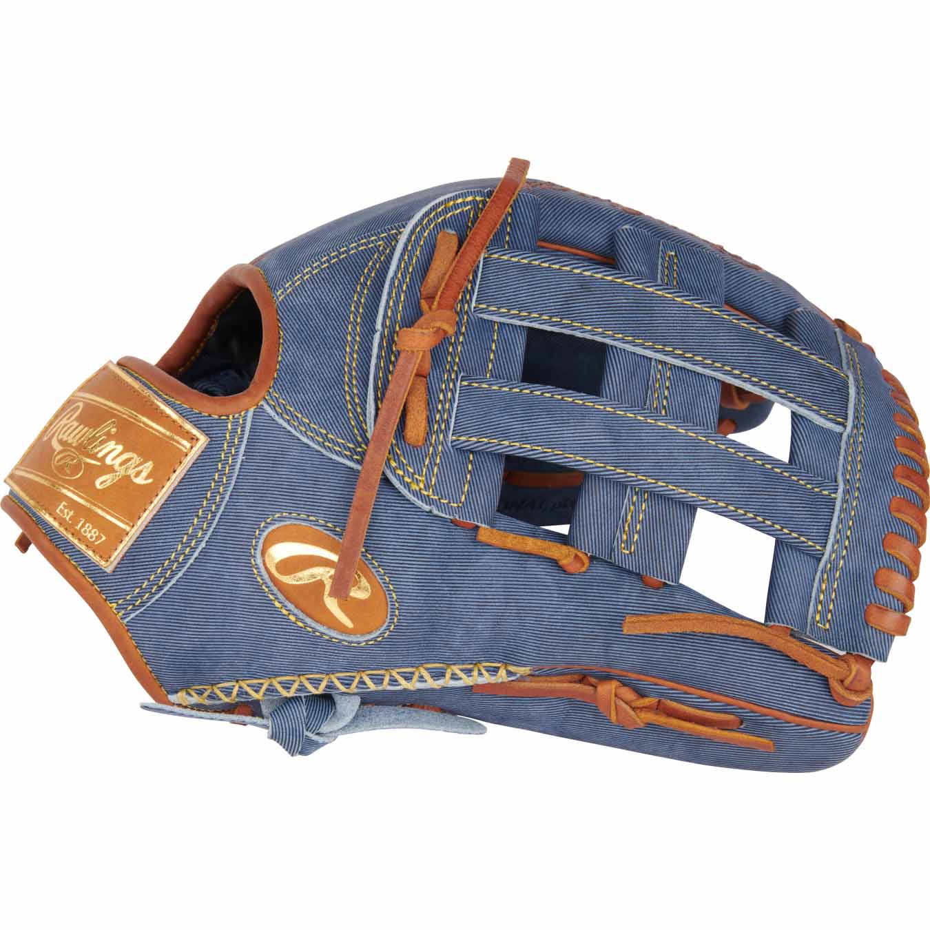 Rawlings Heart of the Hide Denim LTD Edition PRO3039-6D 12.75" - Image 5