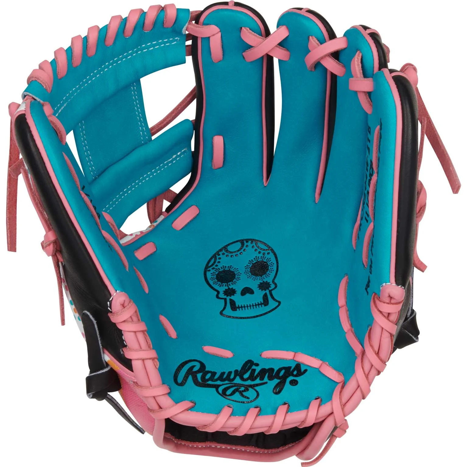 Rawlings Heart of the Hide Dia De Los Muertos PROR204W-2TE LTE 11.5"-RHT - Image 2