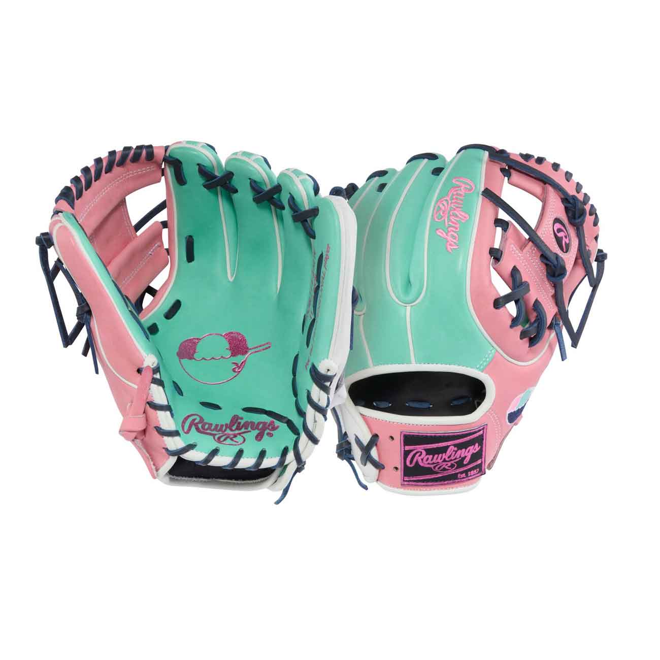 Rawlings Heart of the Hide Ice Cream PROR314-2MW LTE 11.5"-RHT - Image 4