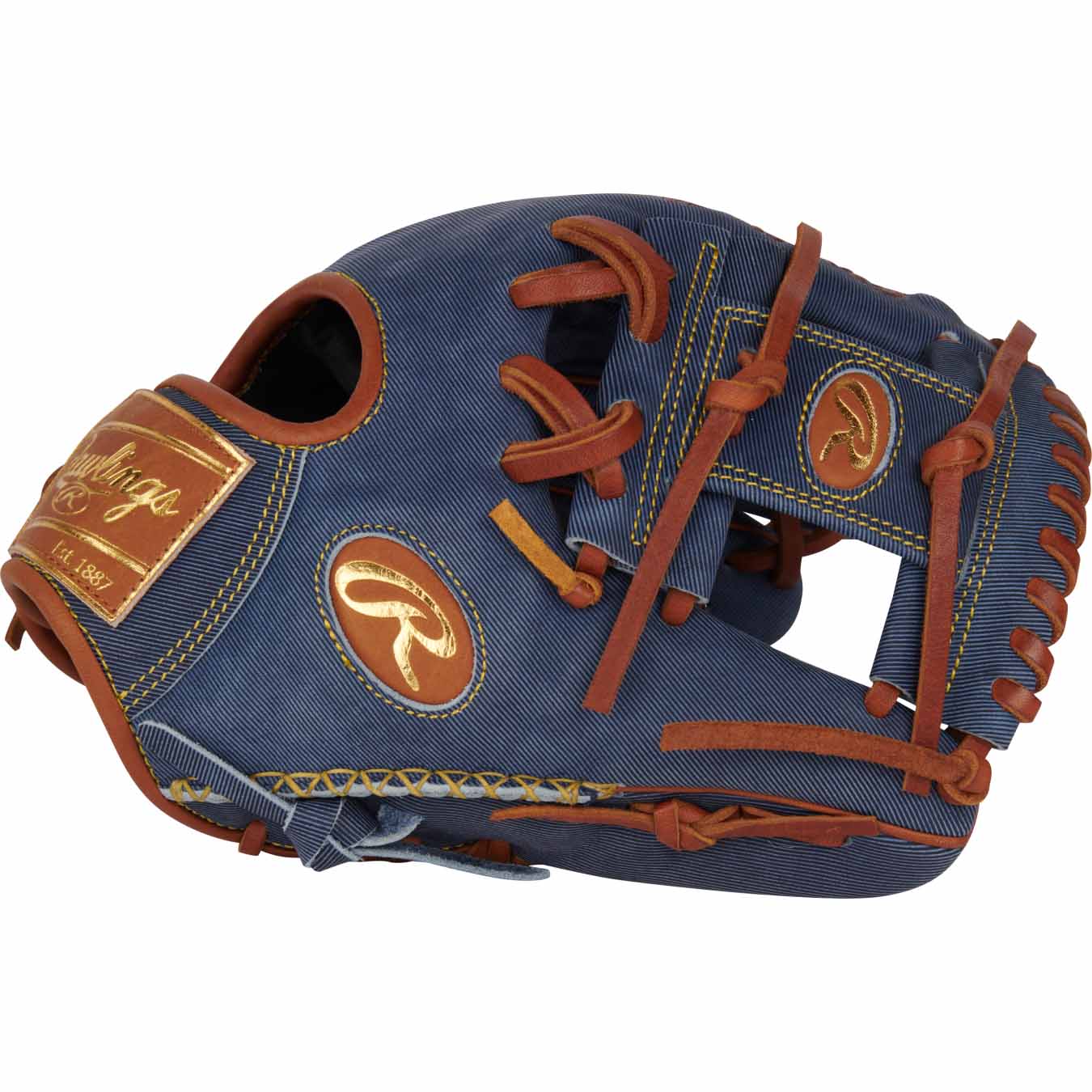 Rawlings Heart of the Hide Denim Limited Edition PRO204-2D 11.5"-RHT - Image 3
