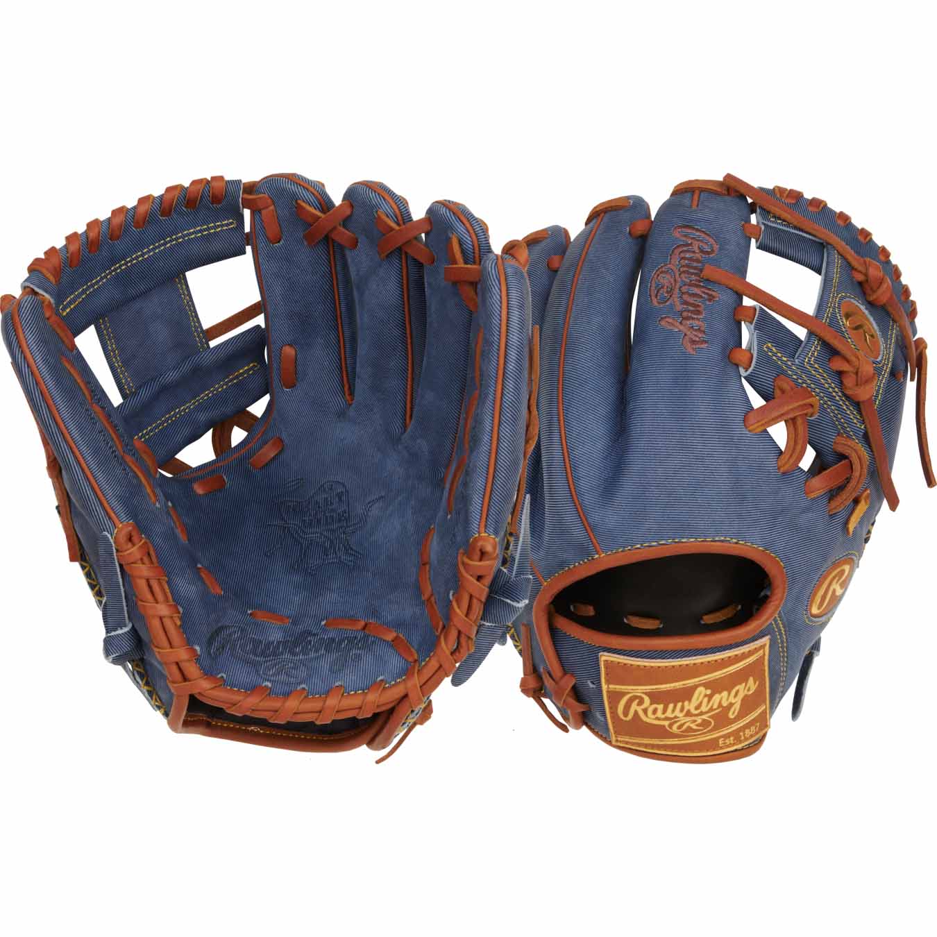 Rawlings Heart of the Hide Denim Limited Edition PRO204-2D 11.5"-RHT - Image 5