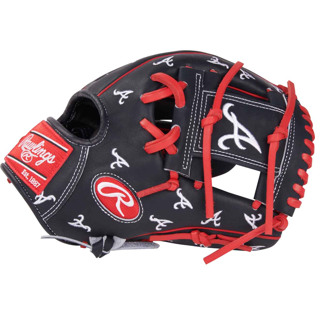 Rawlings Heart of the Hide Micro Logo Braves PRO205-2ATL LTE 11.75"-RHT - Image 3