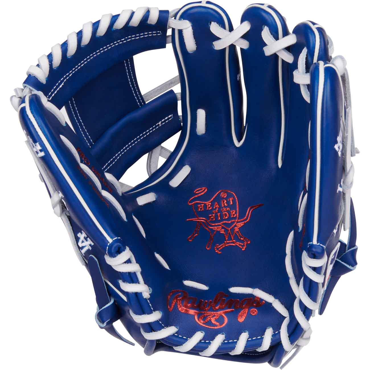 Rawlings Heart of the Hide Micro Logo Dodgers PRO205-2LAD LTE 11.75"-RHT - Image 2