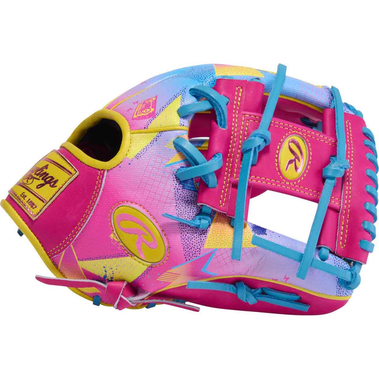 Rawlings Heart of the Hide Spring Break Edition Fastpitch PROR206SB-2BE 12"-RHT - Image 3