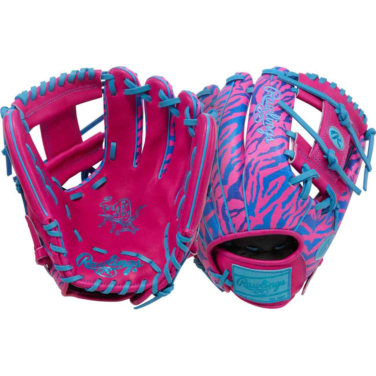 Rawlings Heart of the Hide Spring Break Edition Fastpitch PROR206SB-2BECB 12"-RHT - Image 5