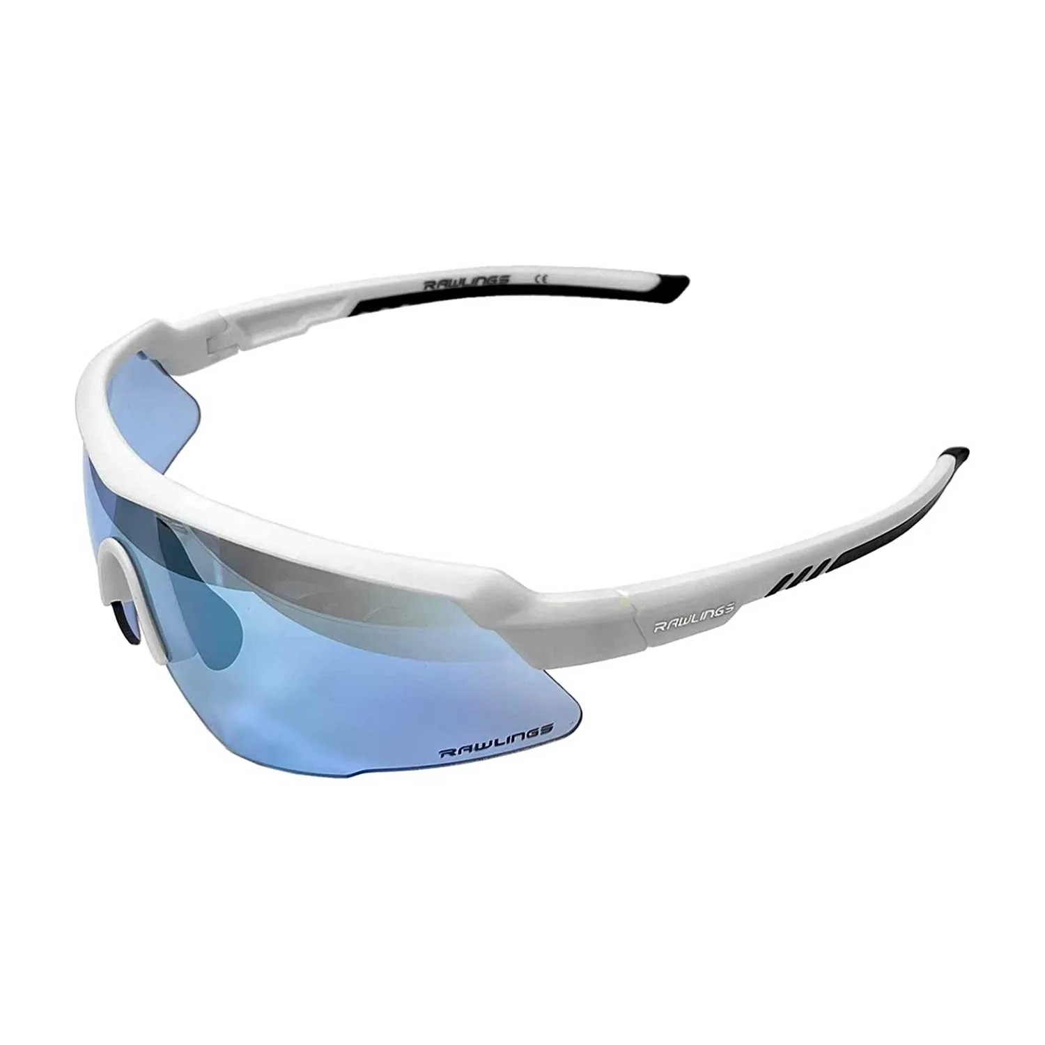Rawlings LTS 10260971 Adult Sunglasses White/Blue Mirror Lens