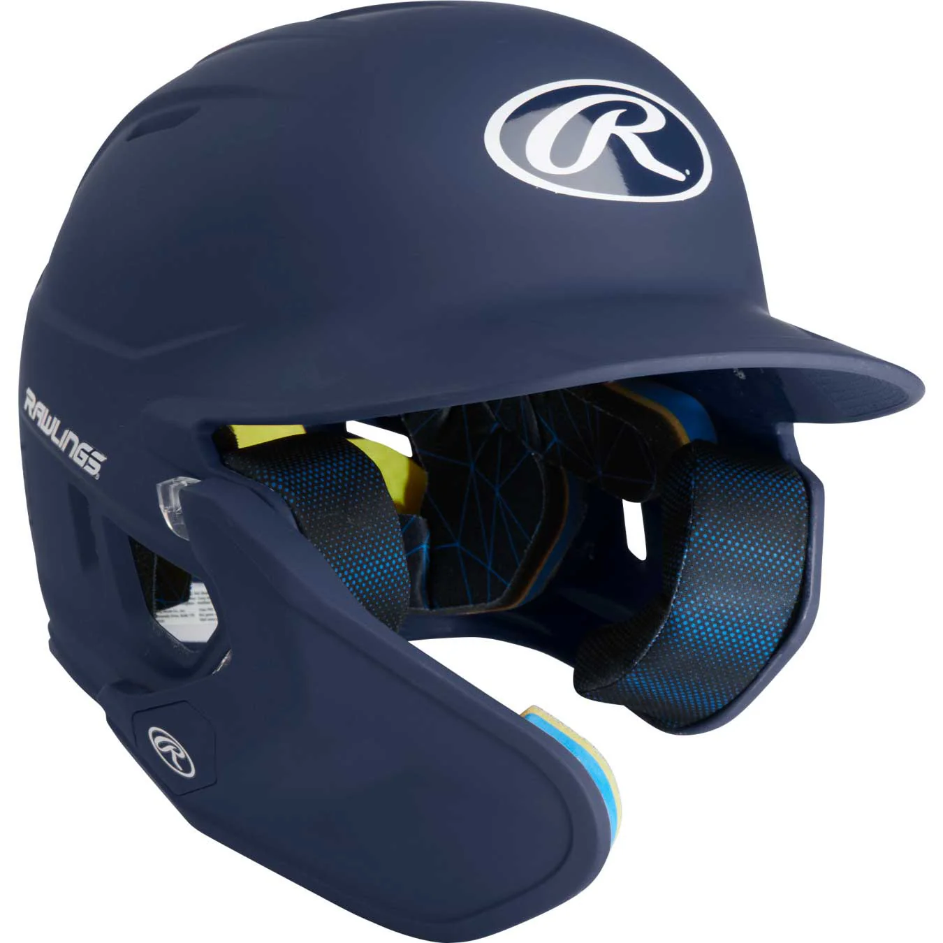 Rawlings Mach 1-Tone Baseball Helmet w/Extender Matte - LHB - Image 2