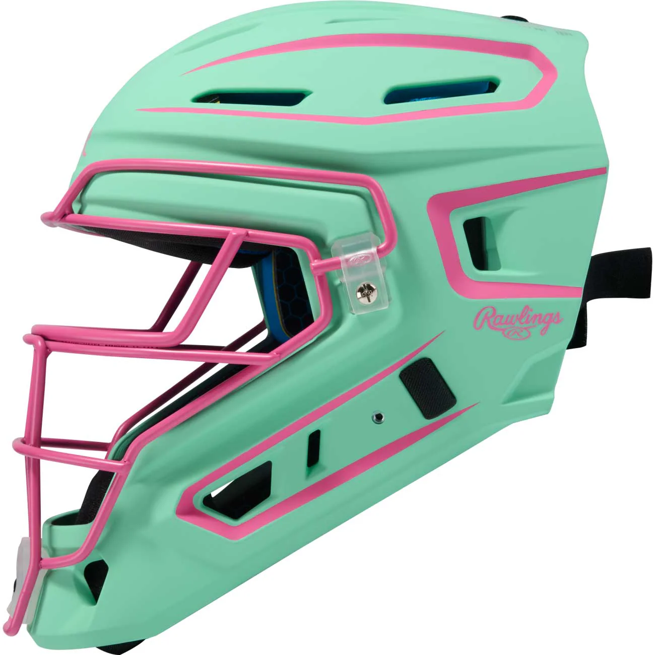 Rawlings Mach Pro Series Hockey-Style Catcher's Helmet - Image 2