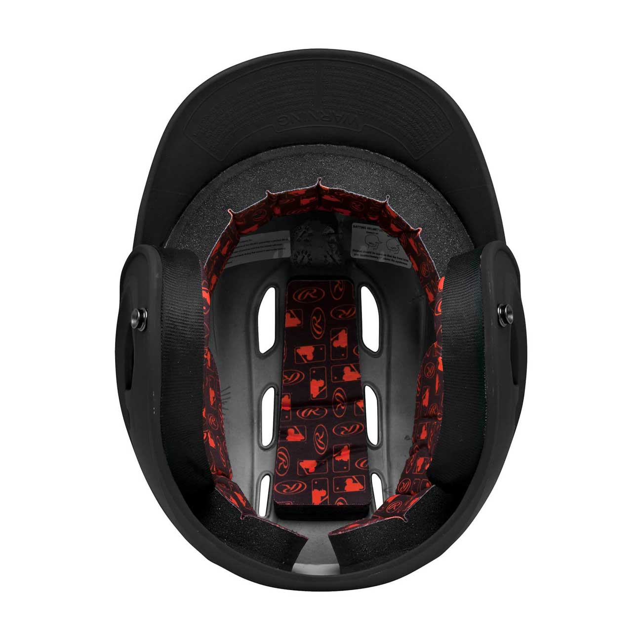 Rawlings R16/Velo 1-Tone Baseball Helmet Sr Matte-Navy - Image 2
