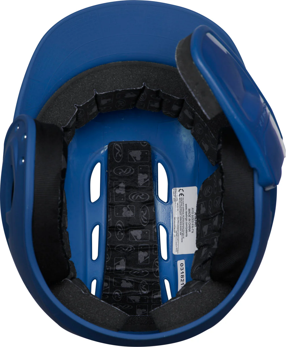 Rawlings R16 Velo Helmet - 1 Tone Matte Reversible EXT - JR - Image 12