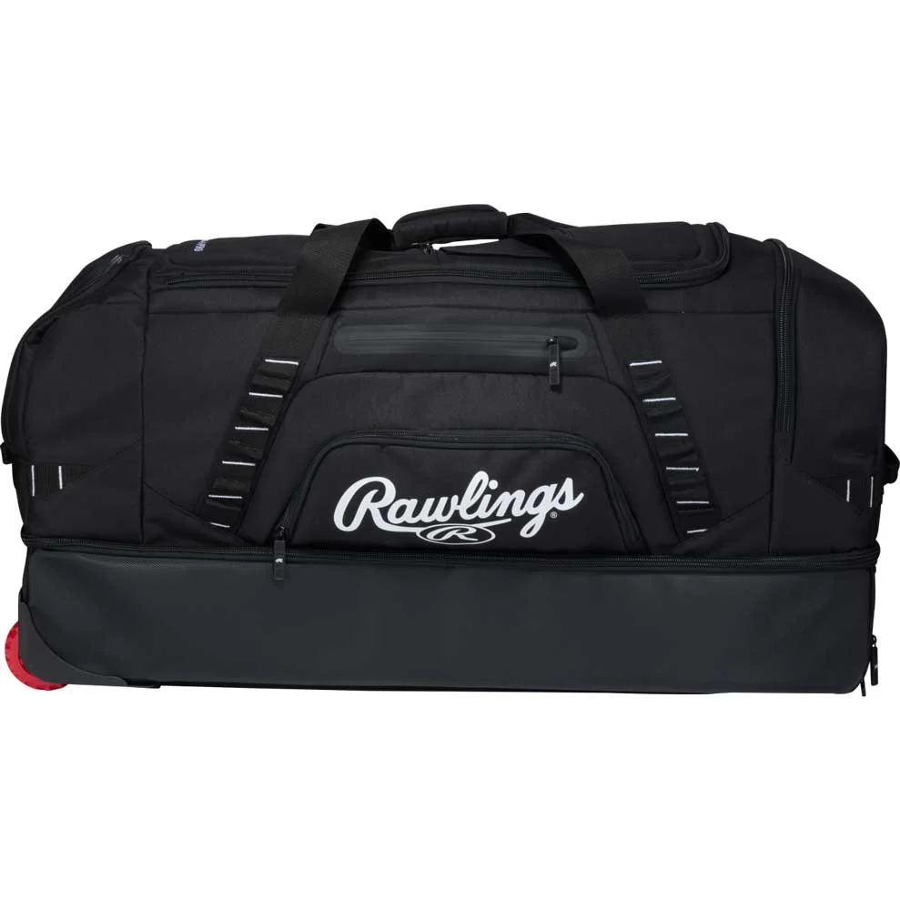 Rawlings YADI2 Luggage Umpire Equipment Bag-Black - Image 3