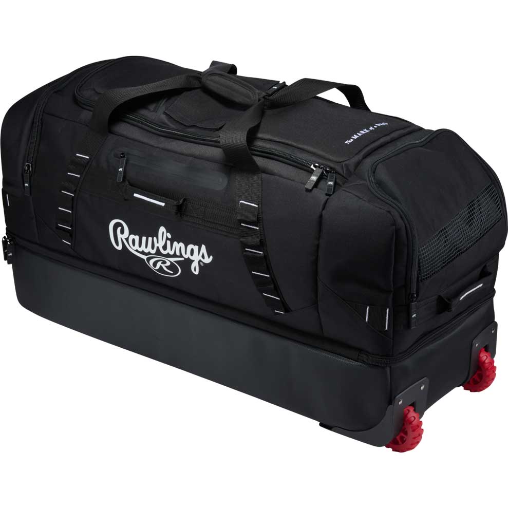 Rawlings YADI2 Luggage Umpire Equipment Bag-Black - Image 4