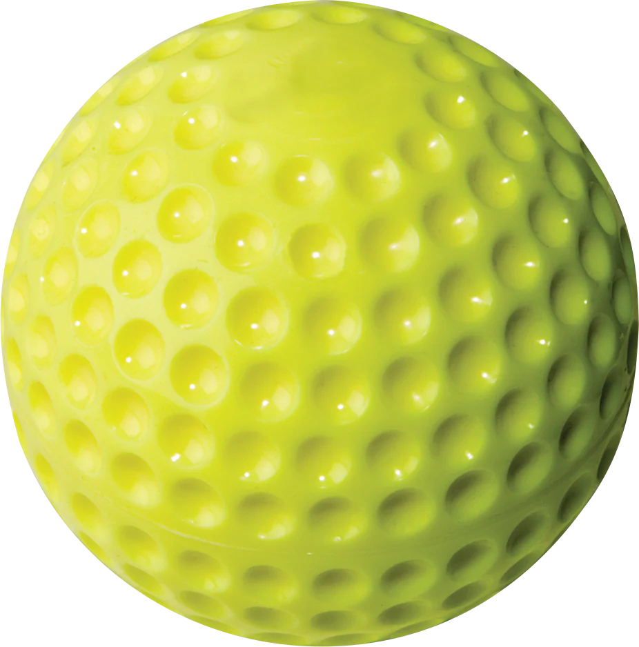 Rawlings Yellow Dimpled 9" Machine Balls - Dozen - Image 2