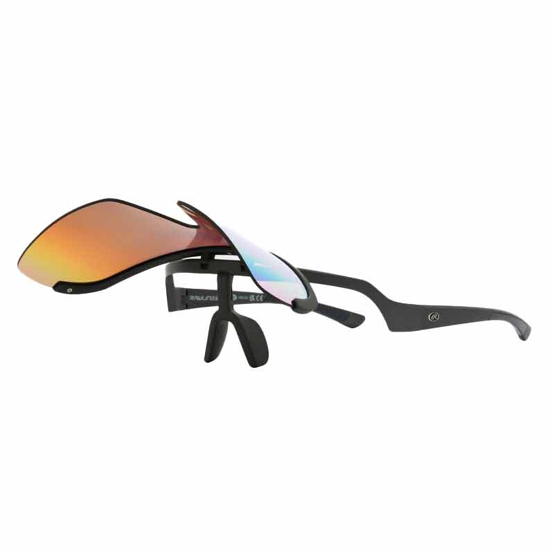 Rawlings Youth Flip-Up Sunglasses Black/Mirror - Image 2