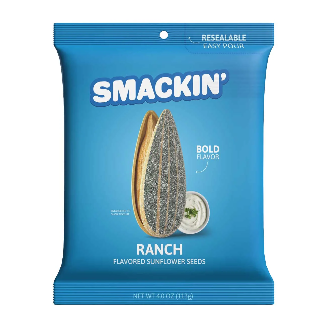 Smackin Sunflower Seeds 4oz Bag - Image 10