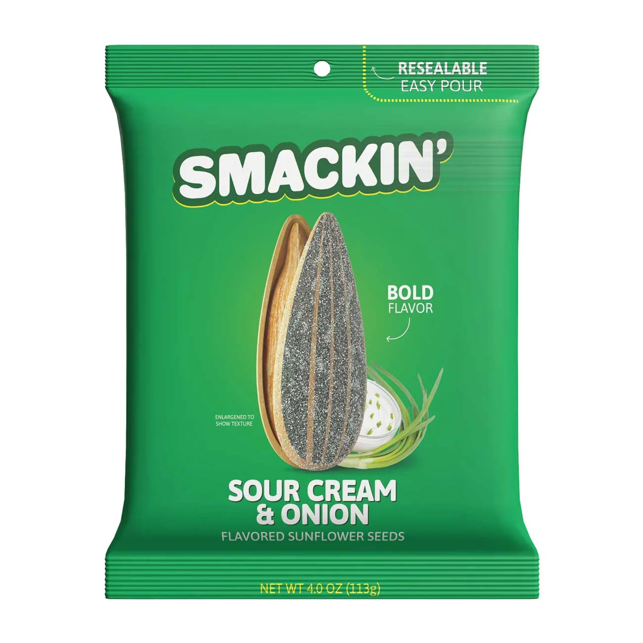 Smackin Sunflower Seeds 4oz Bag - Image 11