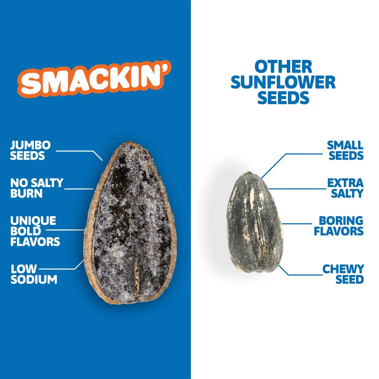 Smackin Sunflower Seeds 4oz Bag - Image 12