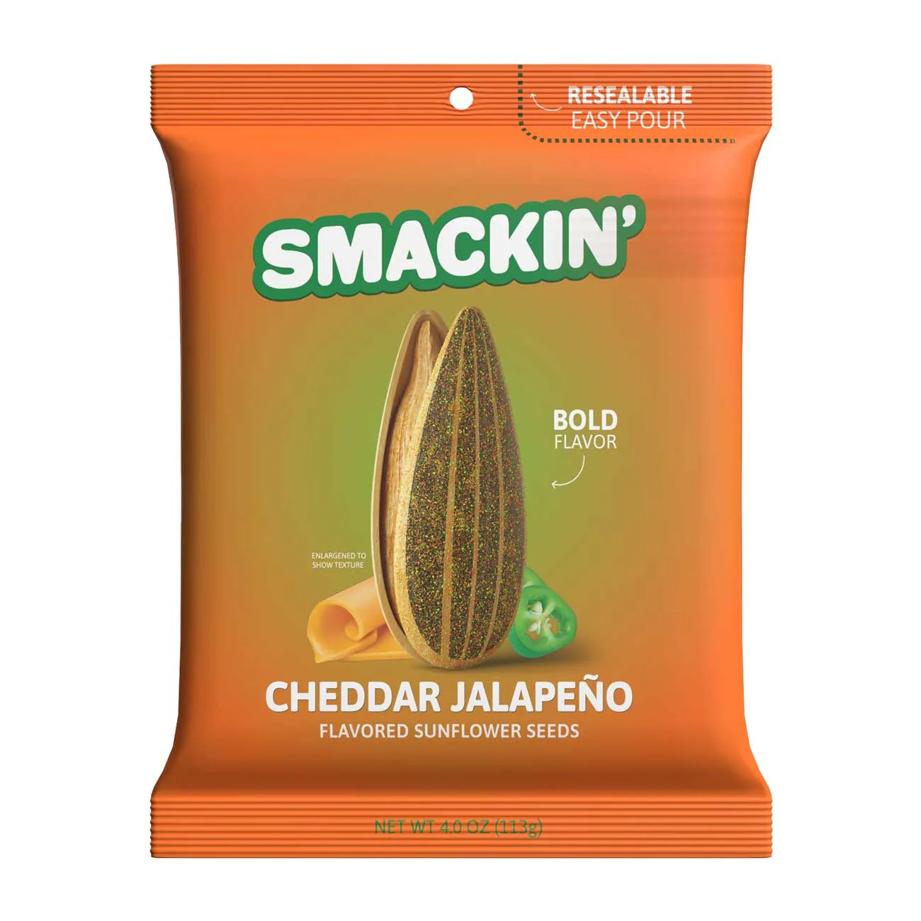 Smackin Sunflower Seeds 4oz Bag - Image 2
