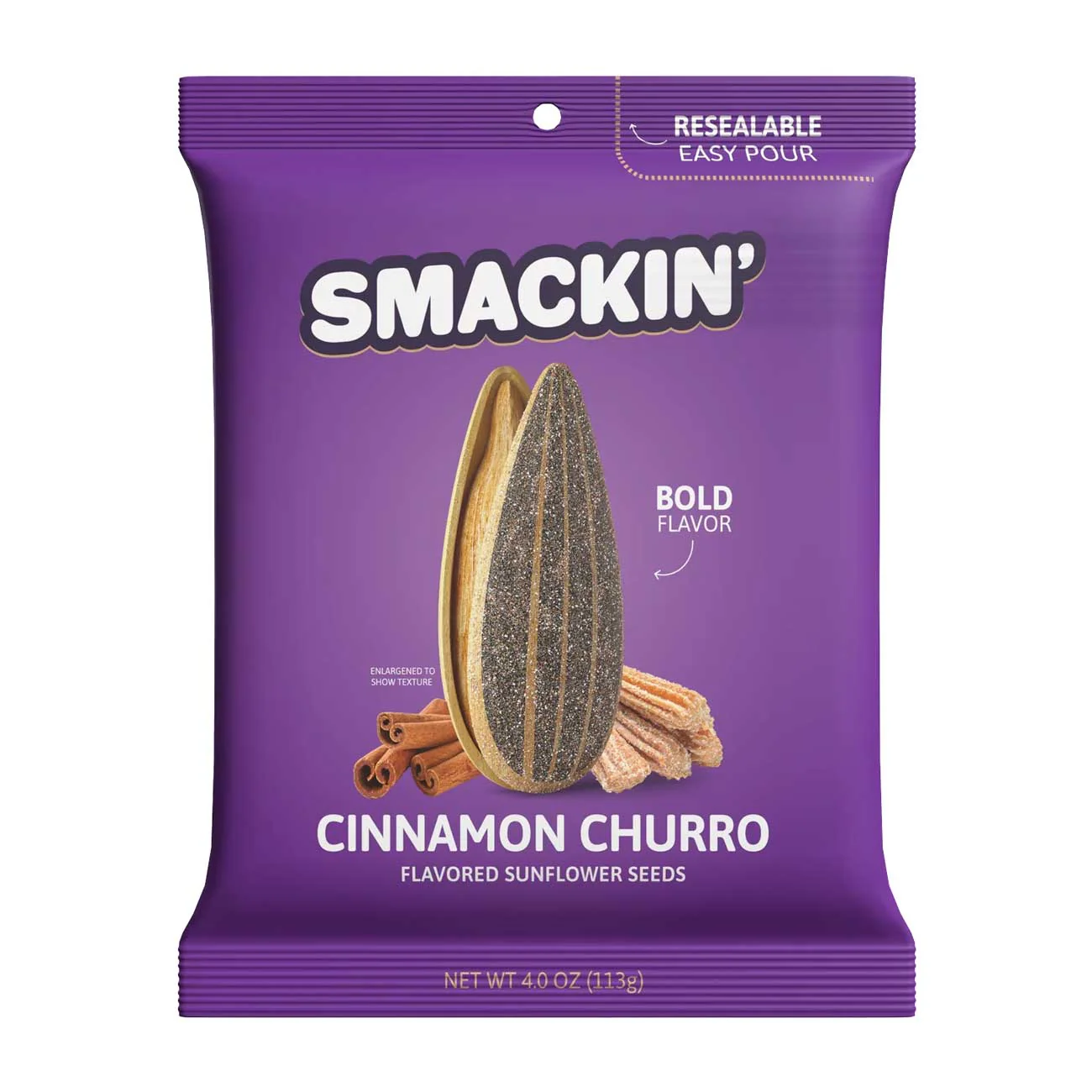 Smackin Sunflower Seeds 4oz Bag - Image 3