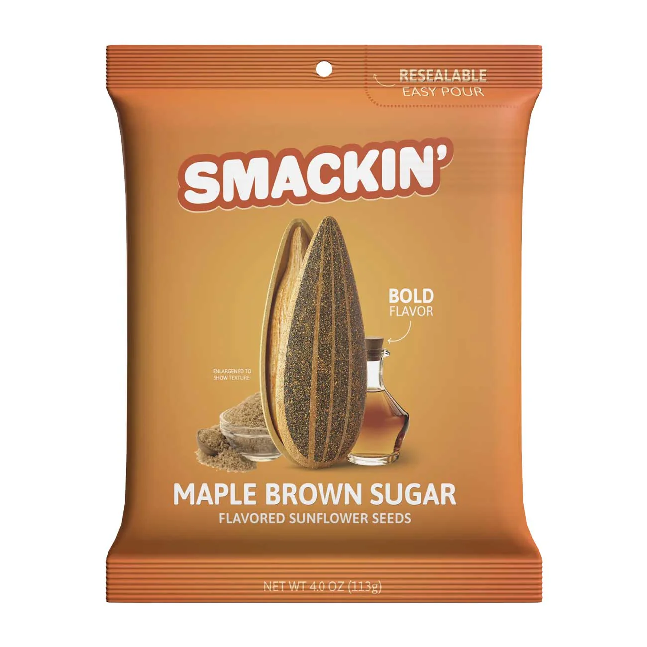 Smackin Sunflower Seeds 4oz Bag - Image 8