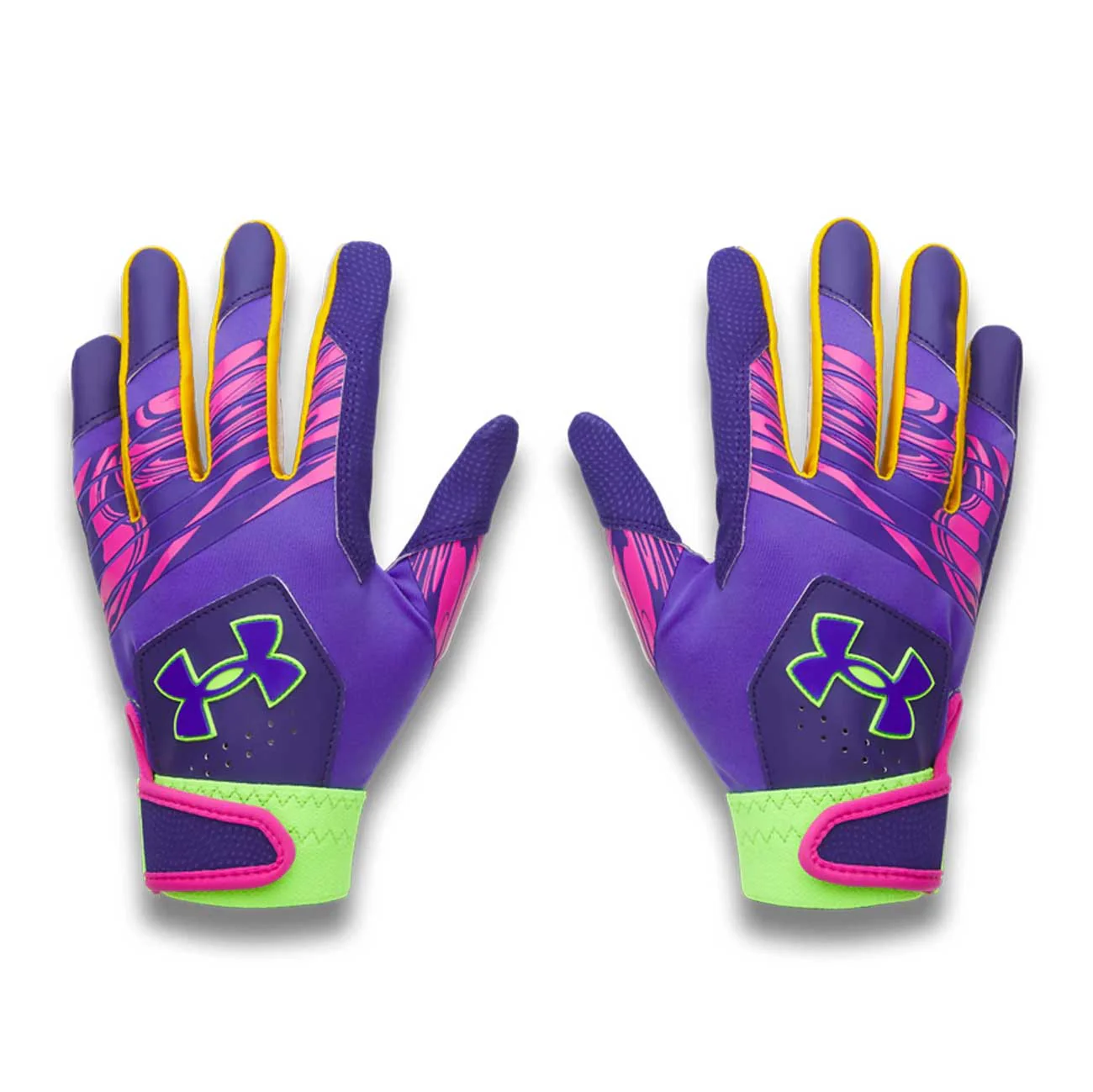 UA Clean Up LE "Mad House" Youth Batting Gloves