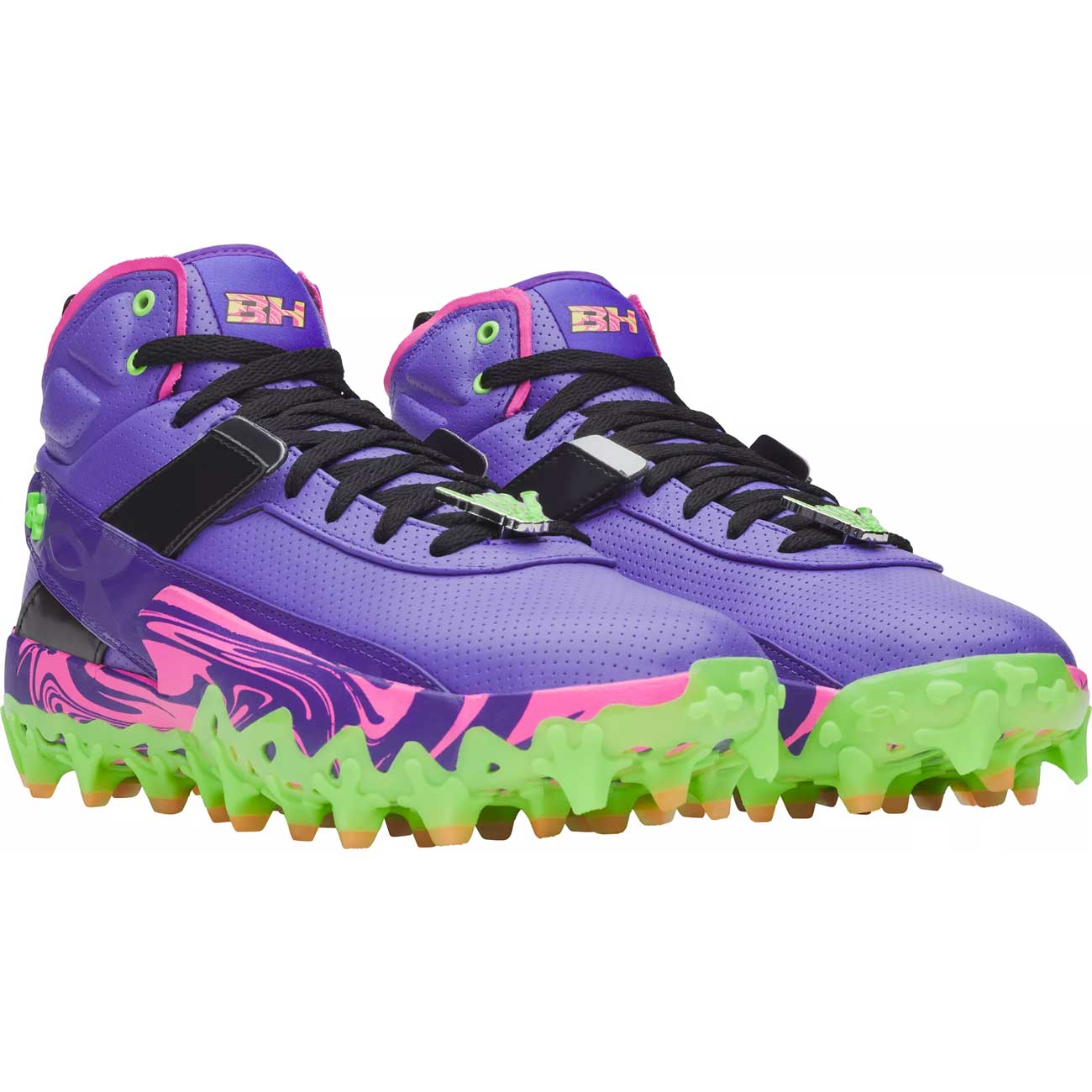 UA Harper 10 Pro "Mad House" TPU Mid Cleats - Image 3