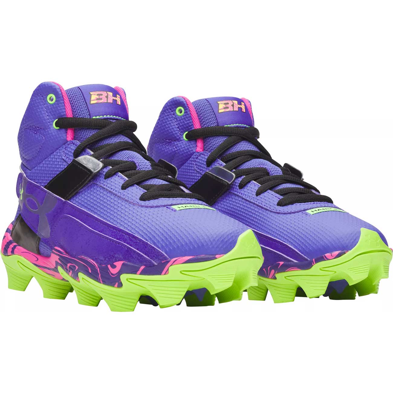 UA Harper 10 RM Jr "Mad House" Molded Rubber Cleats - Image 3
