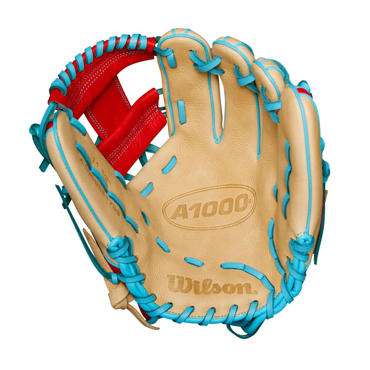 Wilson A1000 1786 Blonde/Red/Cool Blue 11.5"-RHT - Image 2