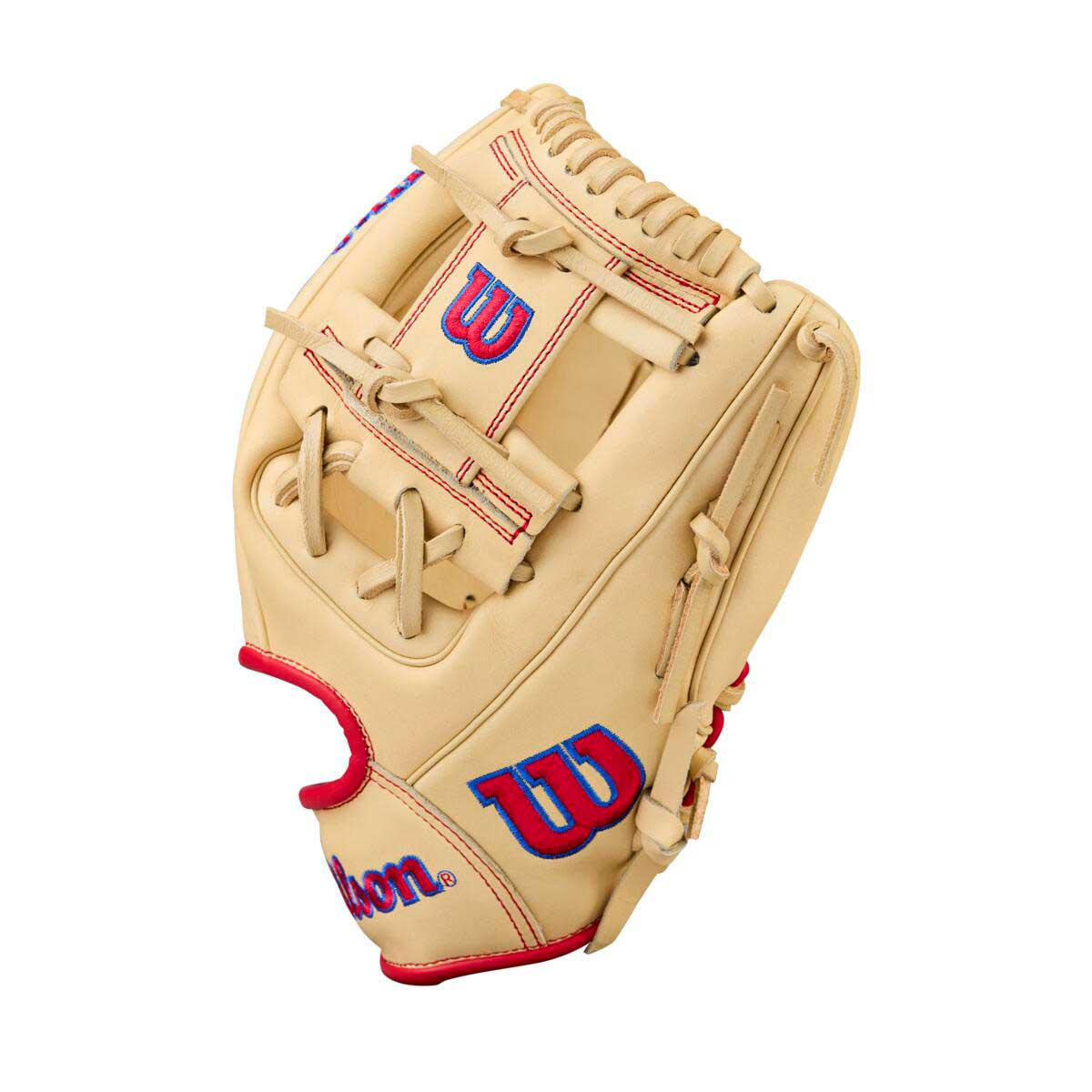 Wilson A1000 1975 Blonde/Red/Royal 11.75"-RHT - Image 3