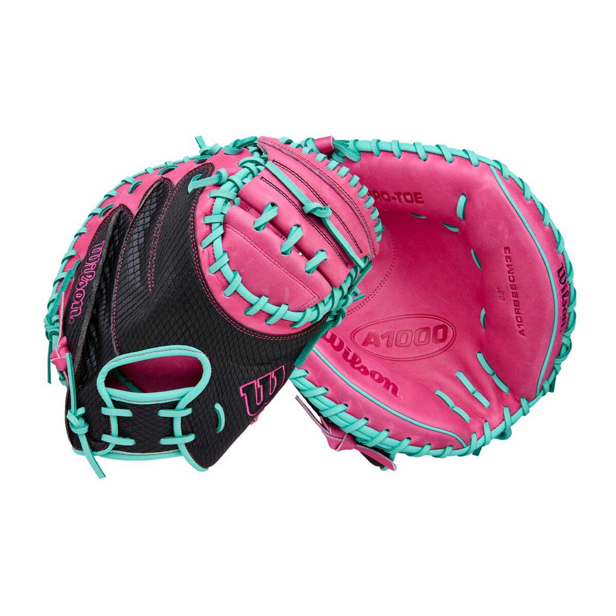 Wilson A1000 CM33 Flamingo Pink/Black/Seafoam 33"-RHT - Image 4