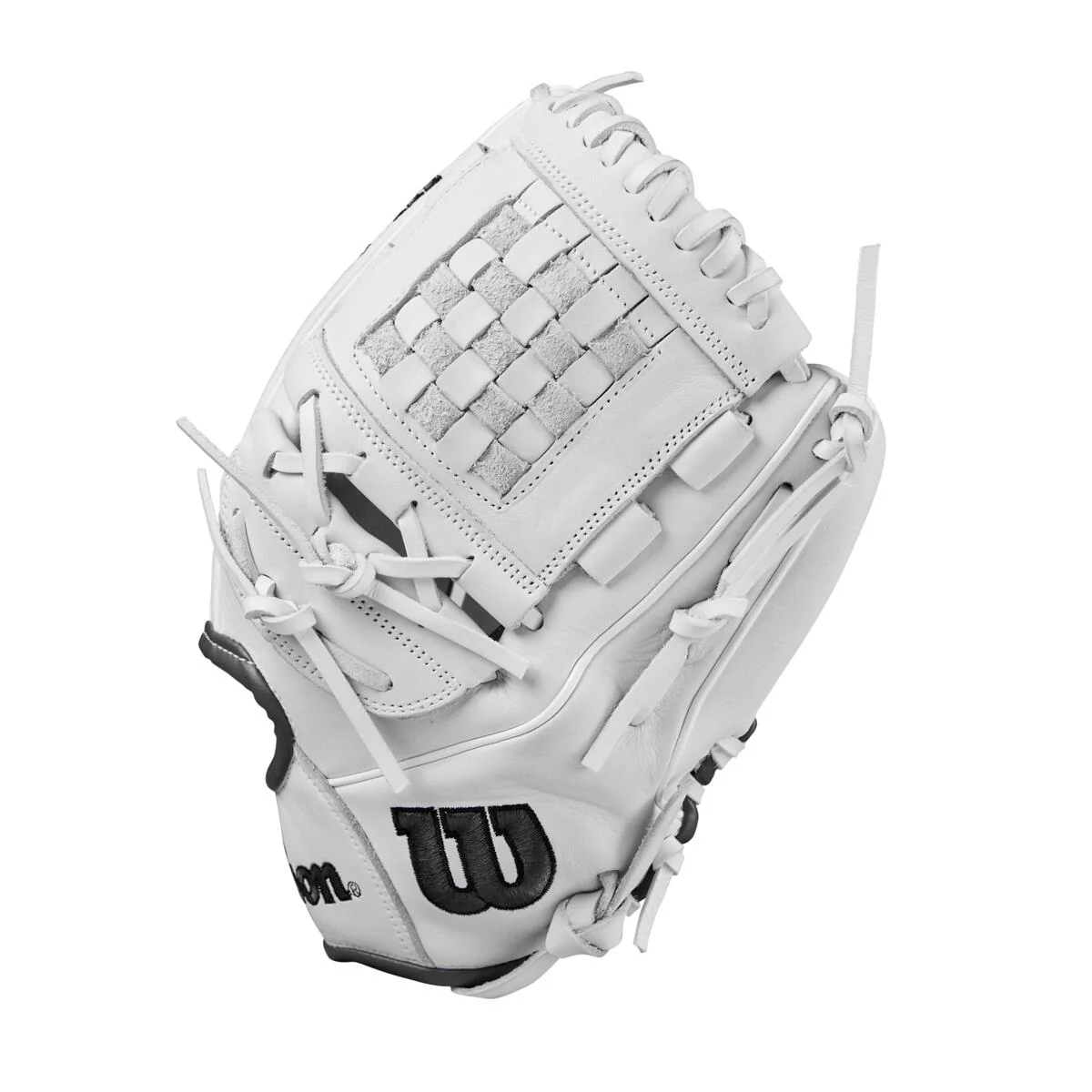 Wilson A1000 Fastpitch P12 Steeled Grey/White/Black 12" - Image 2