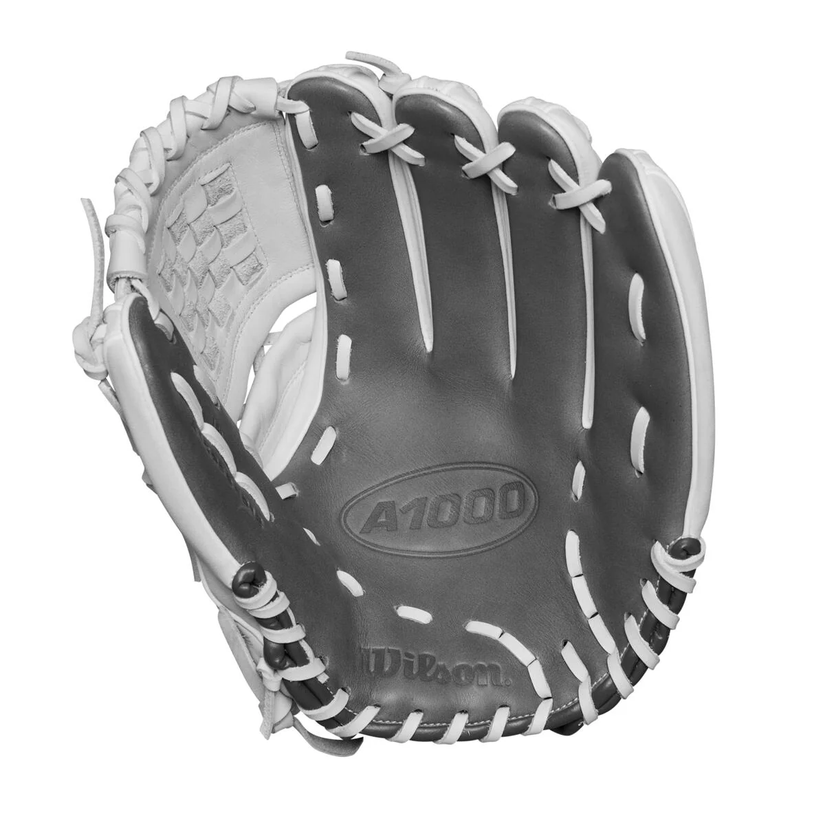 Wilson A1000 Fastpitch P12 Steeled Grey/White/Black 12" - Image 4