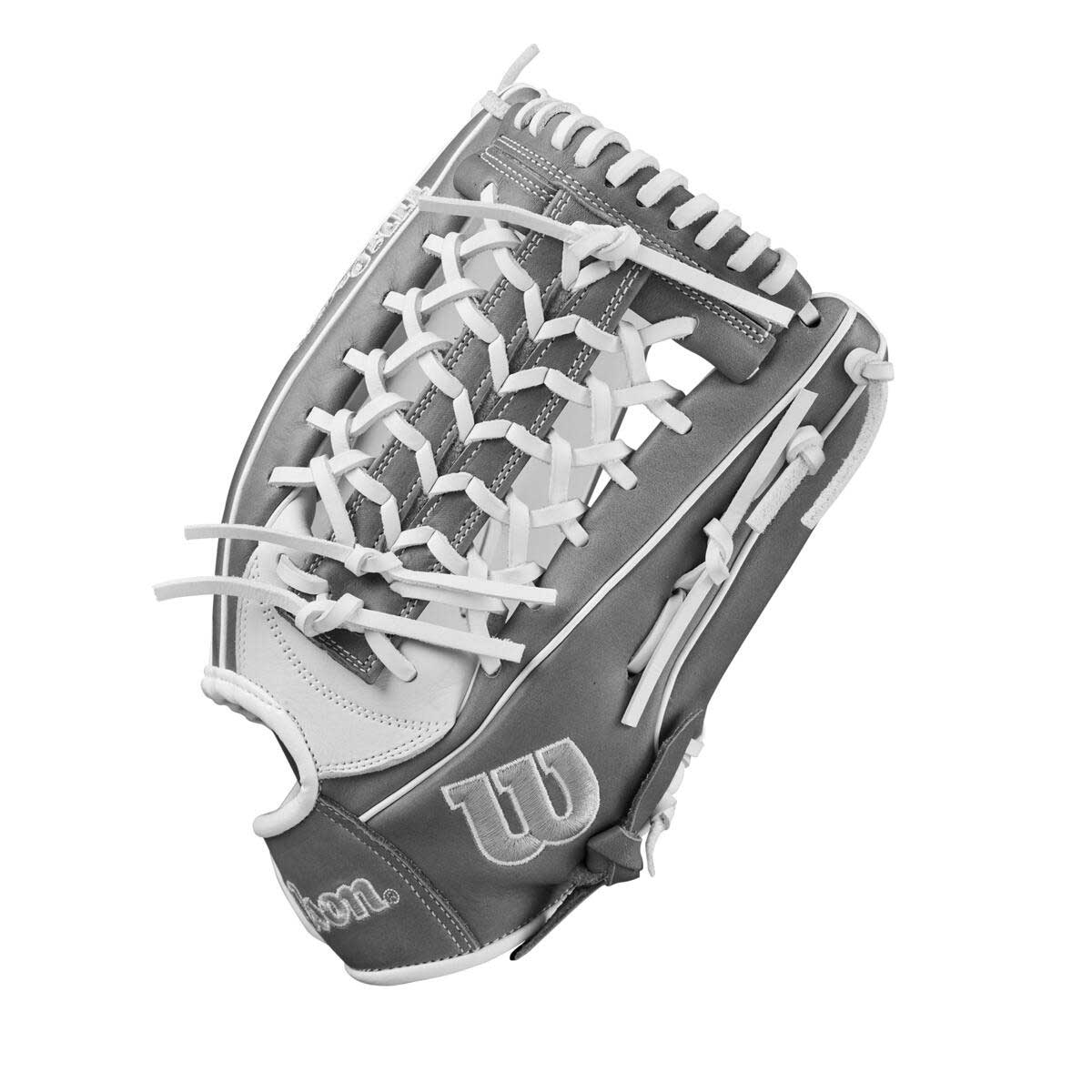 Wilson A1000 Fastpitch T125 White/Steeled Grey/Silver 12.5" - Image 3