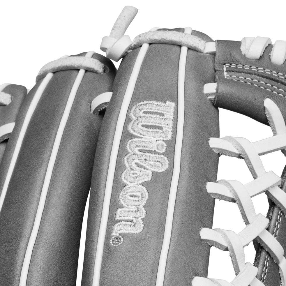 Wilson A1000 Fastpitch T125 White/Steeled Grey/Silver 12.5" - Image 6
