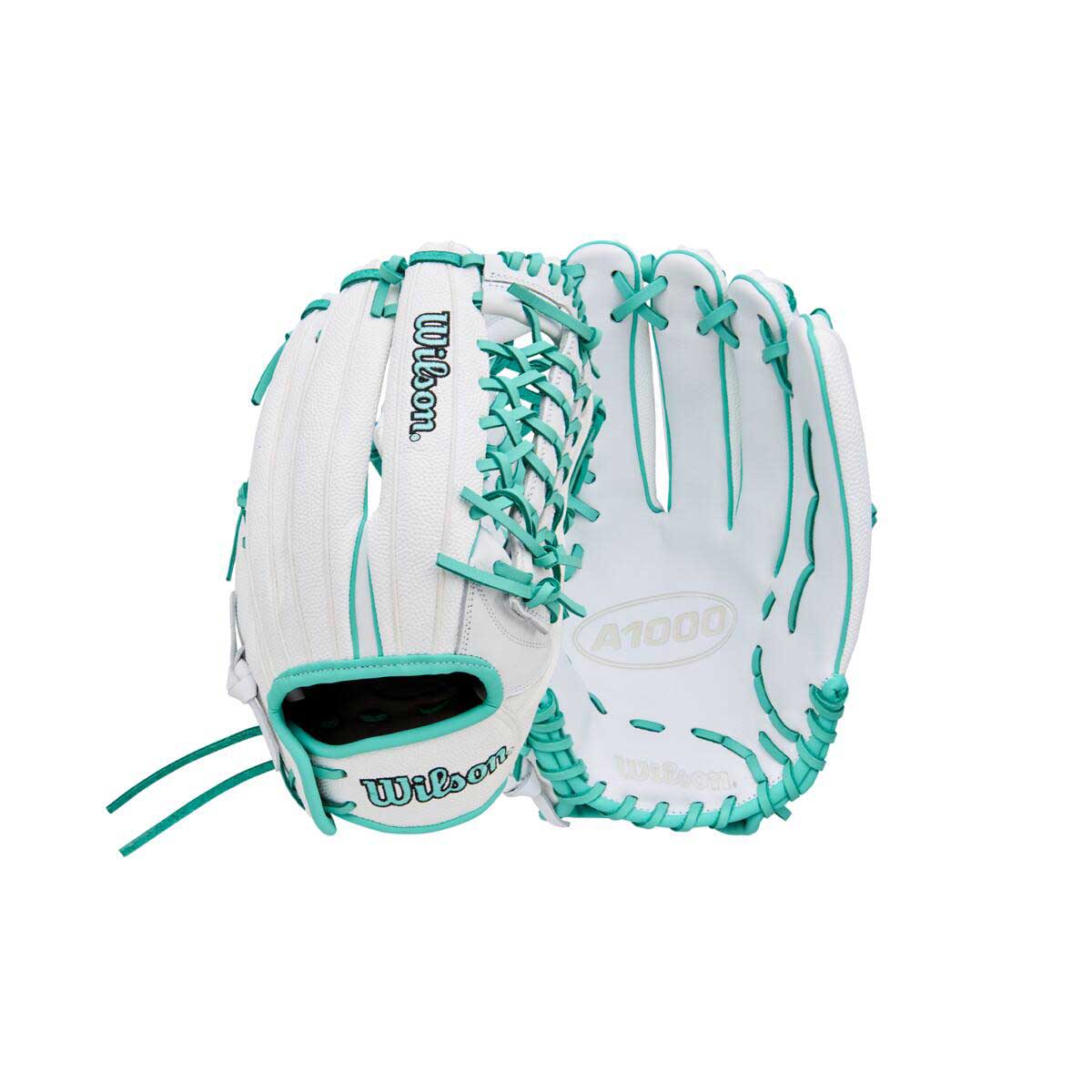 Wilson A1000 Fastpitch T125SS White/Seafoam/Purple 12.5" - Image 4