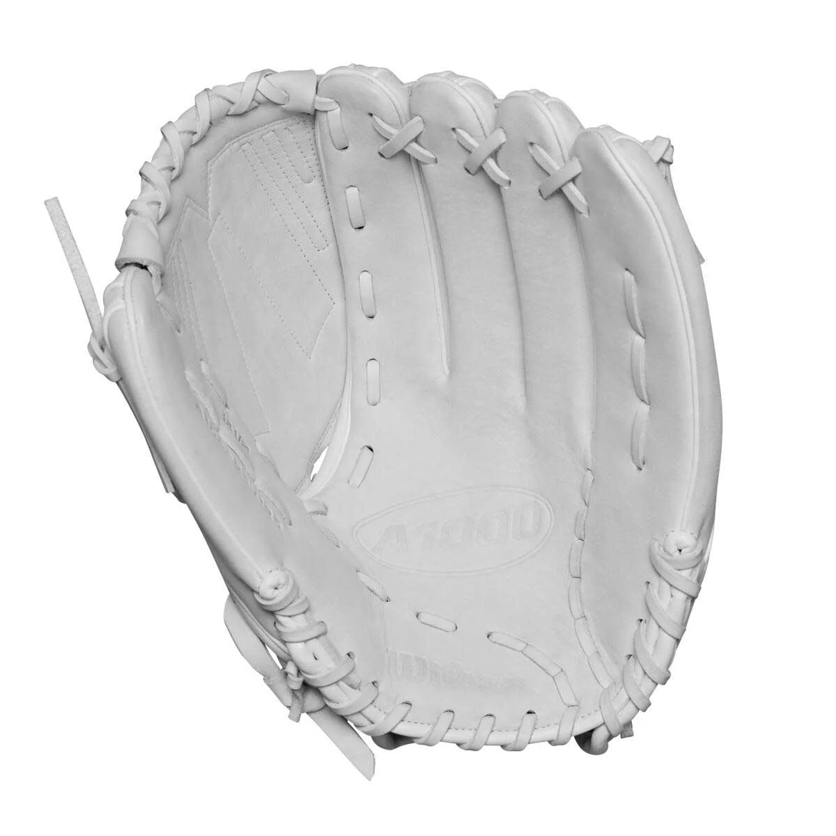 Wilson A1000 Fastpitch V125 White/Silver 12.5" - Image 2