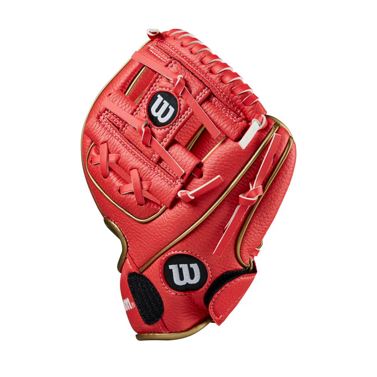 Wilson A200 EZ Catch H-Web Red/Gold 9"-RHT - Image 3