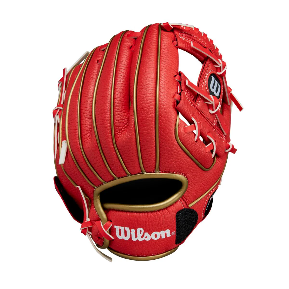 Wilson A200 EZ Catch H-Web Red/Gold 9"-RHT - Image 5