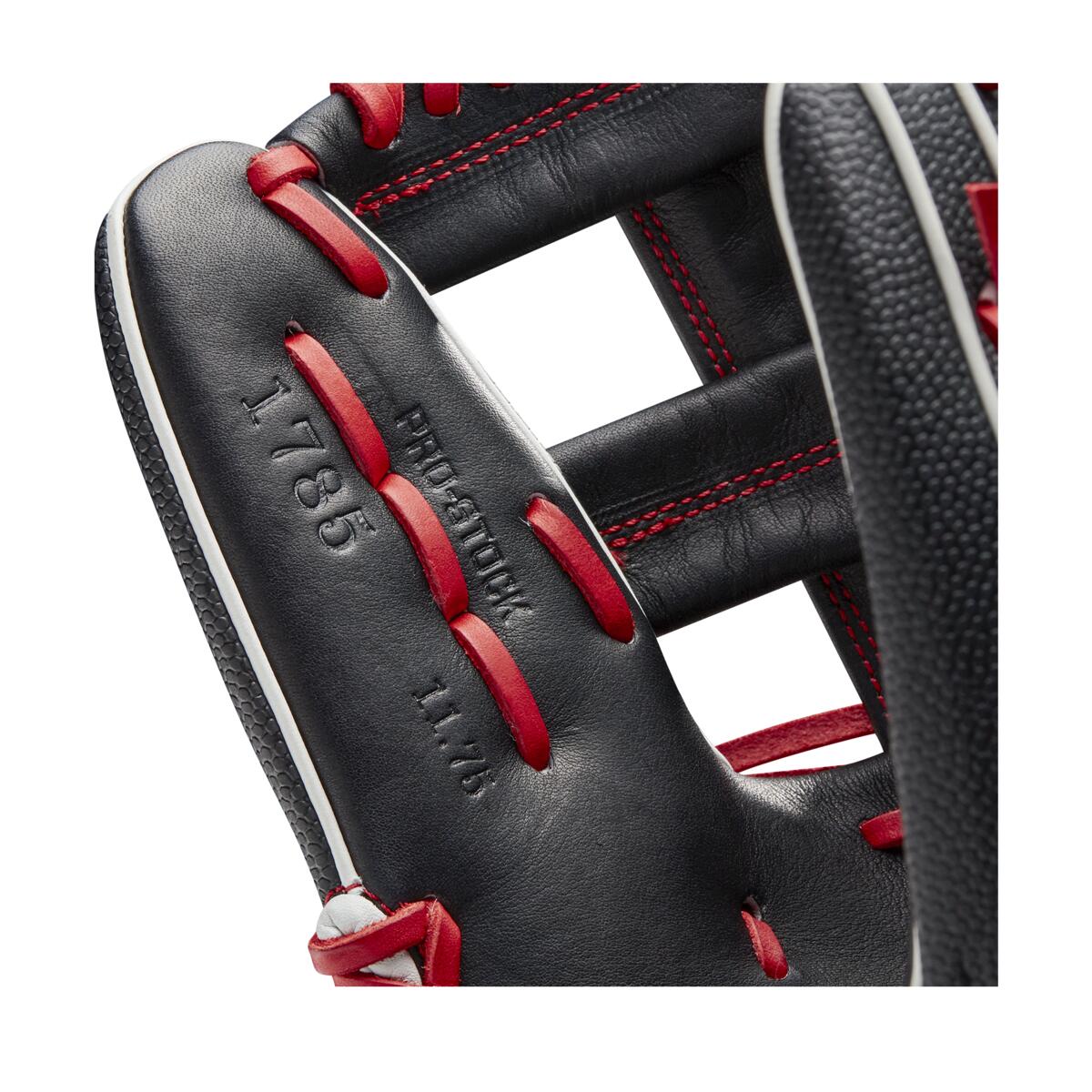 Wilson A2000 1785SS Black/Red 11.75" - RHT - Image 6