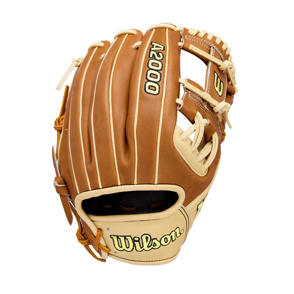 Wilson A2000 Classic 1975 Saddle Tan/Blonde 11.75"-RHT