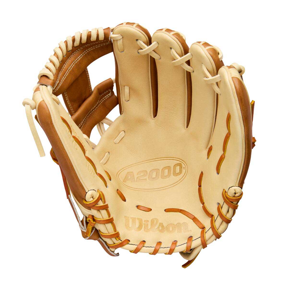 Wilson A2000 Classic 1975 Saddle Tan/Blonde 11.75"-RHT - Image 2