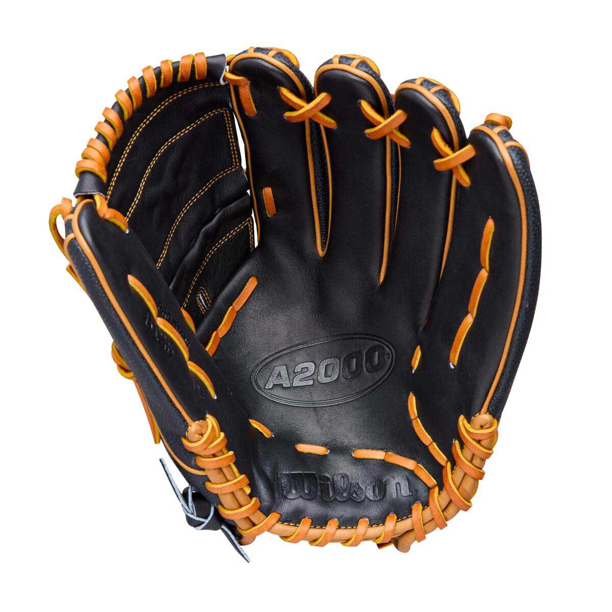 Wilson A2000 Classic B125SS Black/Saddle Tan 12.5" - Image 2