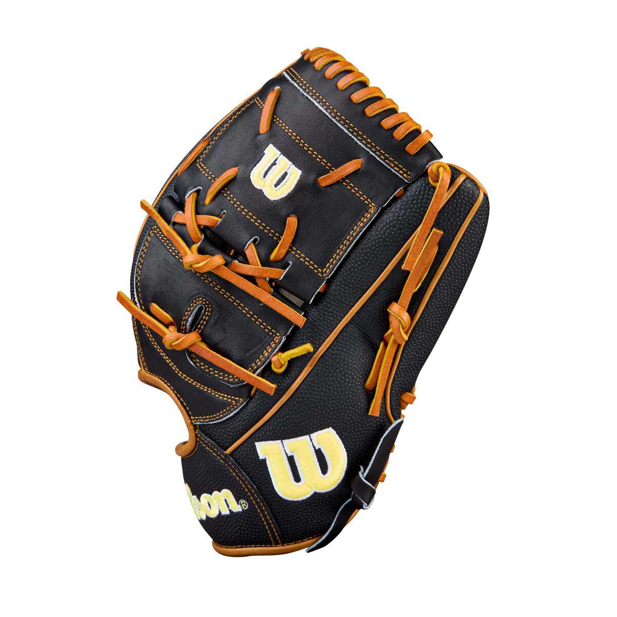 Wilson A2000 Classic B125SS Black/Saddle Tan 12.5" - Image 3