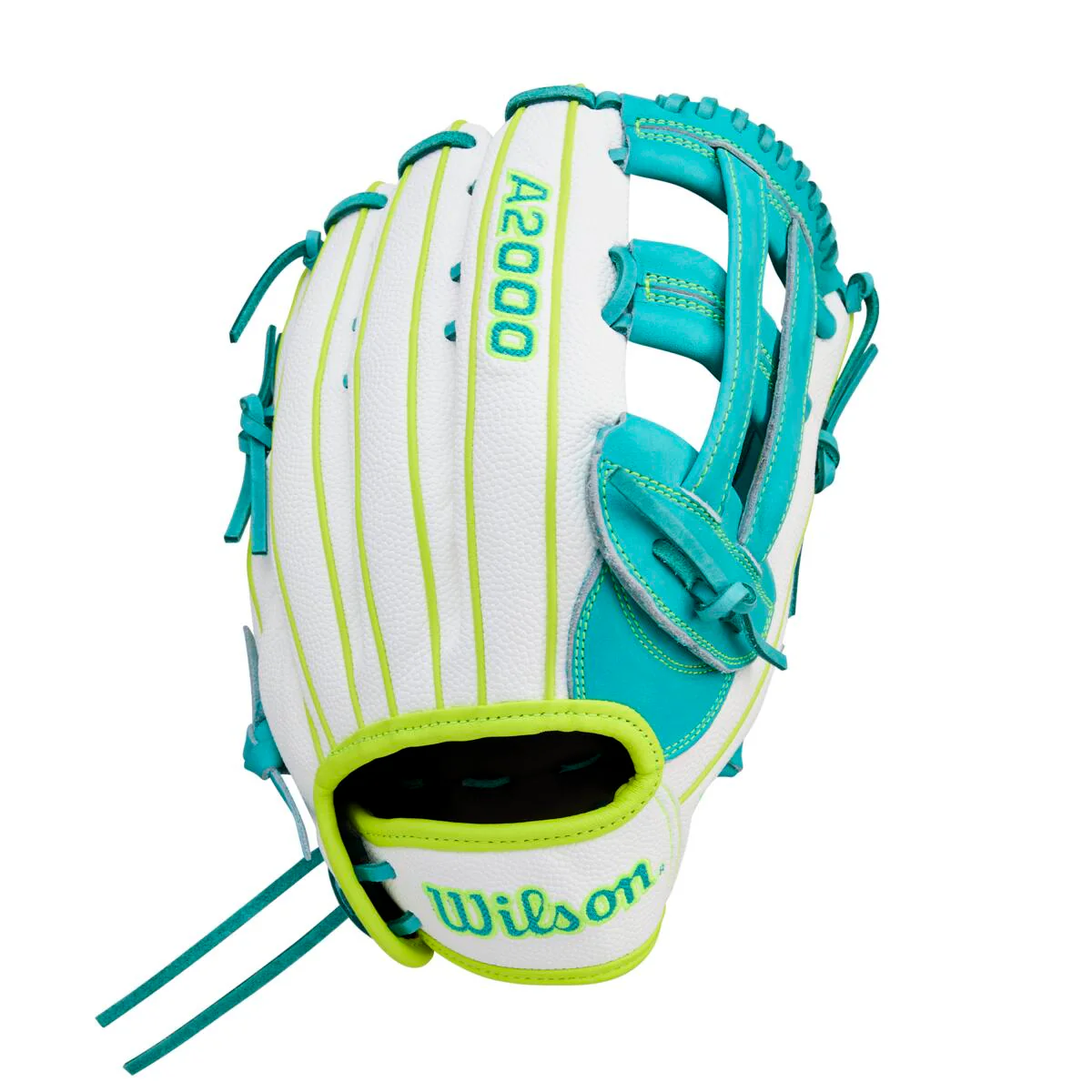Wilson A2000 Fastpitch Spring 2026 FP50 White/Teal 12.25"