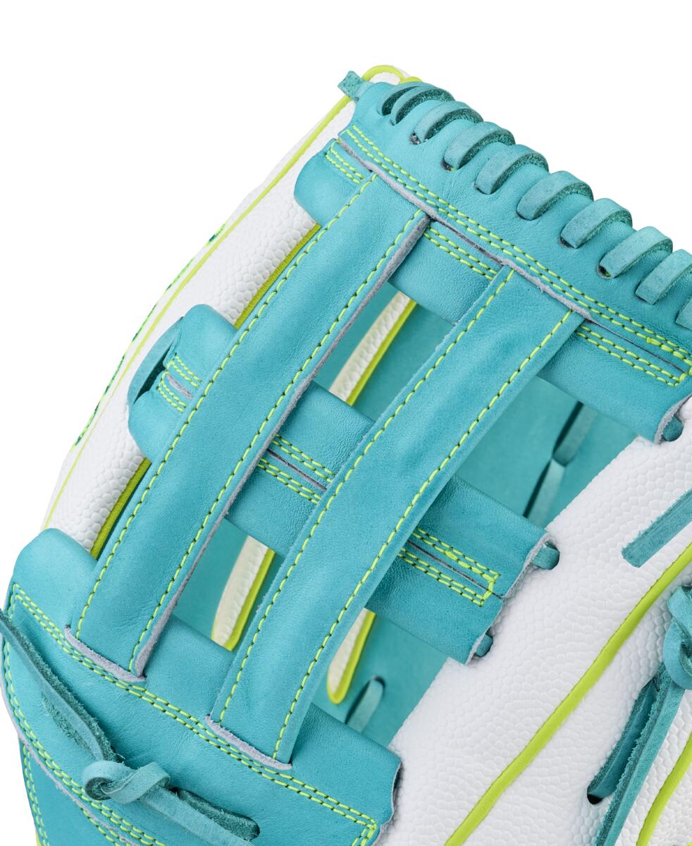 Wilson A2000 Fastpitch Spring 2026 FP50 White/Teal 12.25" - Image 5