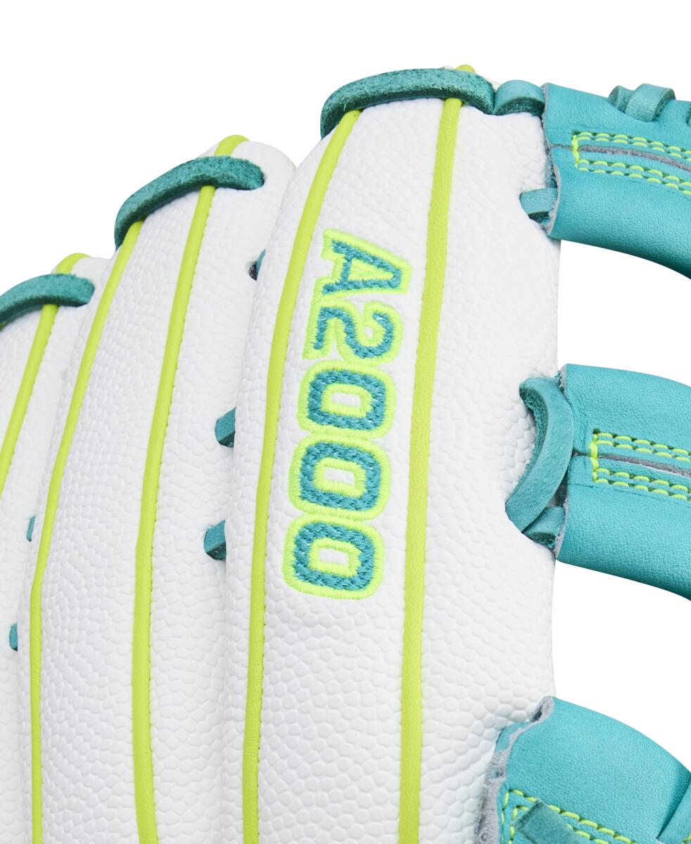 Wilson A2000 Fastpitch Spring 2026 FP50 White/Teal 12.25" - Image 6