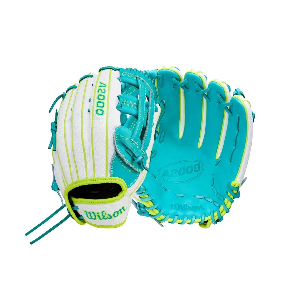 Wilson A2000 Fastpitch Spring 2026 FP50 White/Teal 12.25" - Image 8