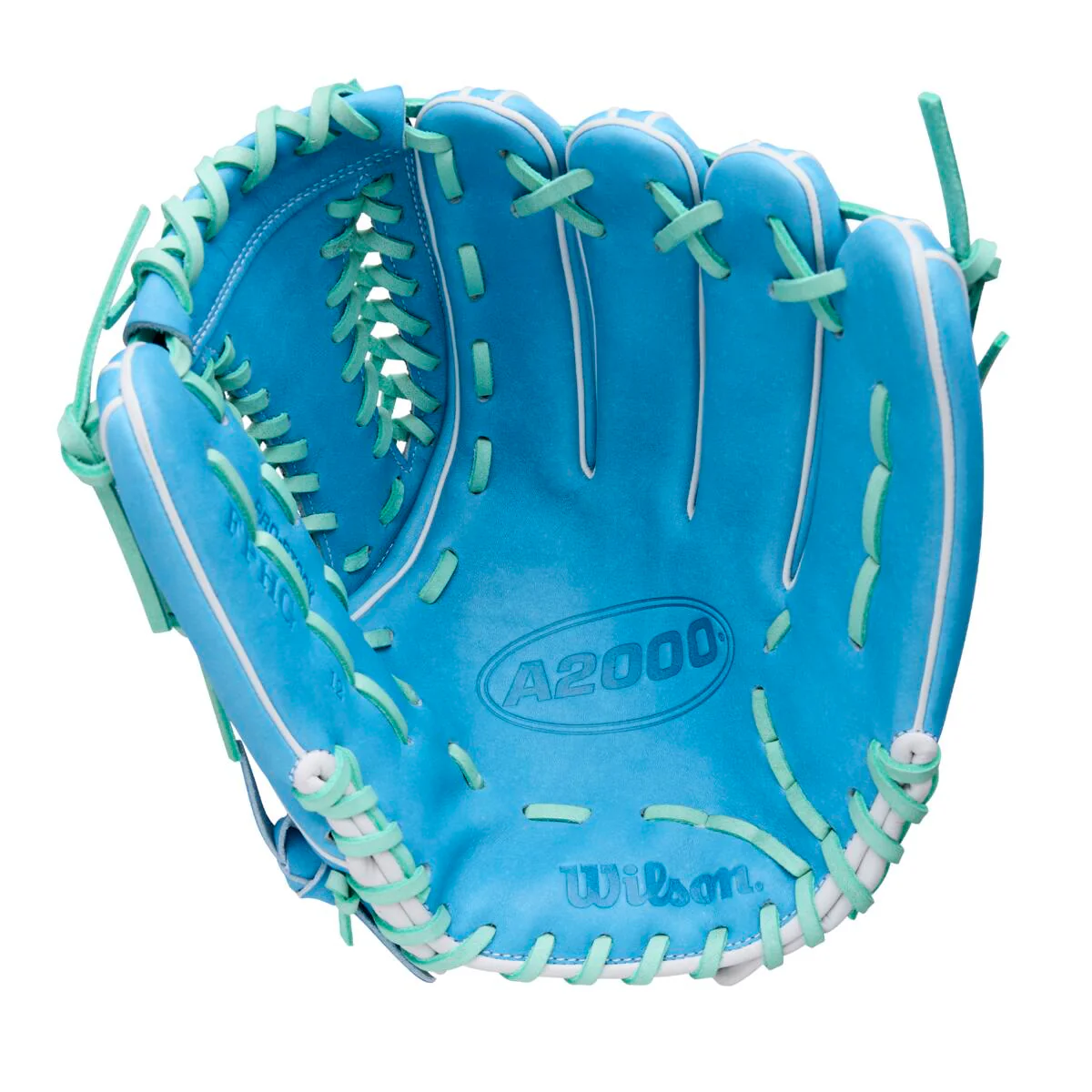 Wilson A2000 Fastpitch Spring 2026 FPHG Sky Blue/Seafoam 12" - Image 2