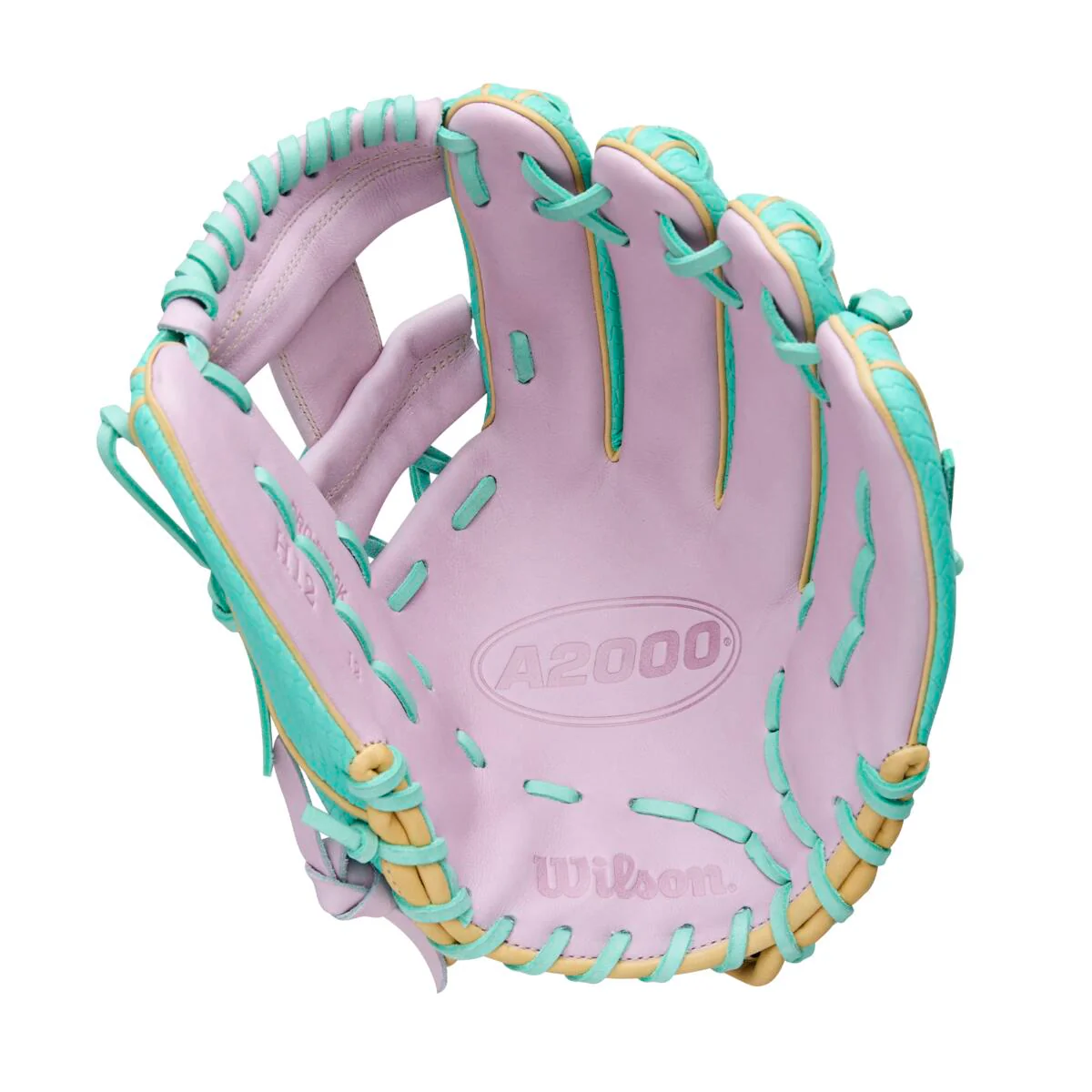 Wilson A2000 Fastpitch Spring 2026 H12SS Lavender/Seafoam 12"-RHT - Image 2
